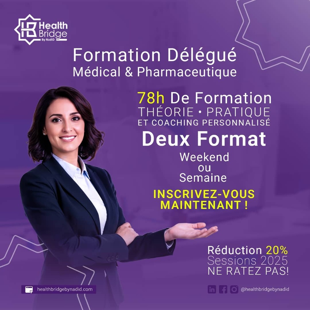 Formation Délégué médical et pharmaceutique