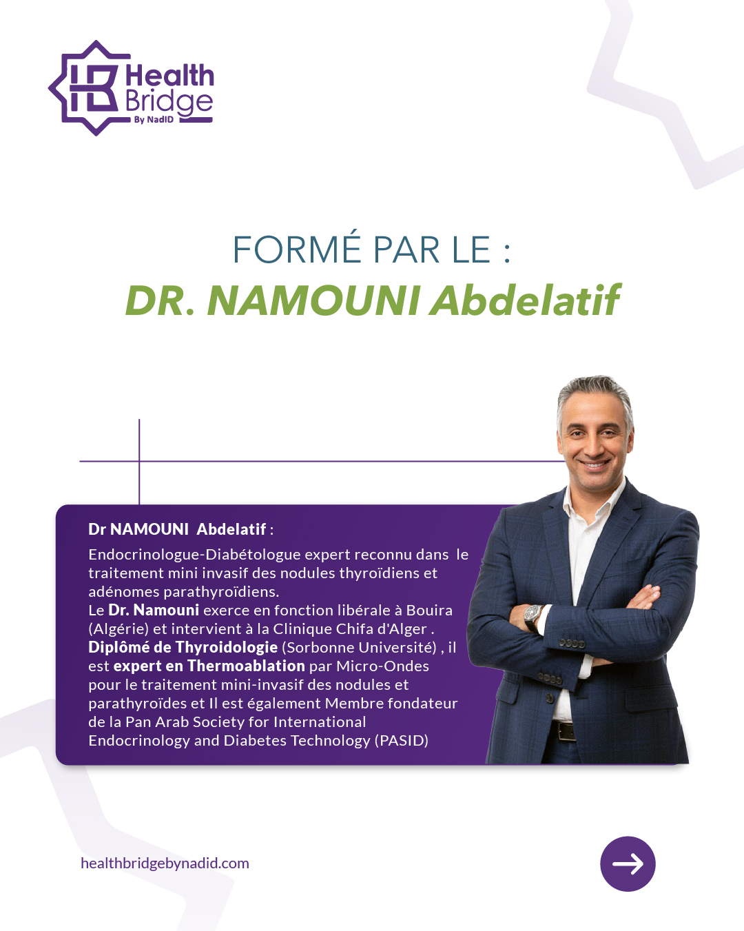 Biographie de Dr NAMOUNI
